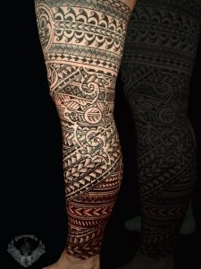 tattoo-tatuaggio-stile-polinesiano-gamba-italia-tatuatori-vicenza-veneto