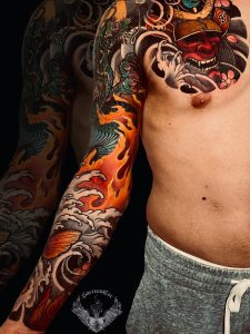 japan-tattoo-traditional-tatuaggio-giapponese-drago-tatsu-fiori-braccio-spalla-significato-body-orientale-artisti-tatuatori-italiani-veneto-vicenza